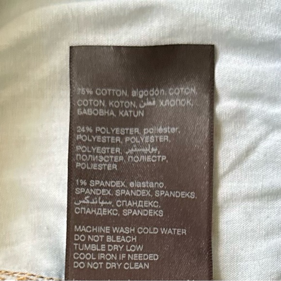 BeBe Medium Wash Raw Hem Flare Jeans Size 28 - Picture 7 of 8